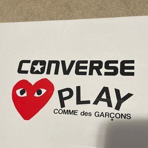 Combe des Garçons Converse! Wore 3 times